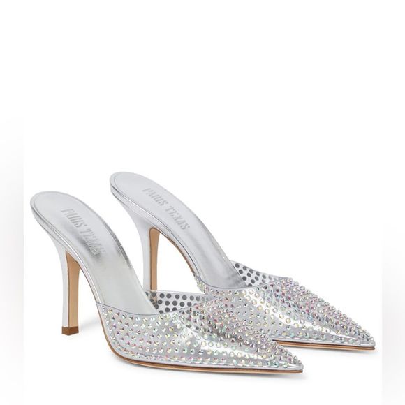 Paris Texas Shoes - Paris Texas
Hollywood Embellished PVC Mules